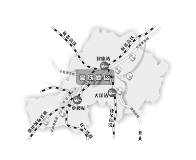 建德成立高铁新区县级市建德将有三条高铁交会全国少见