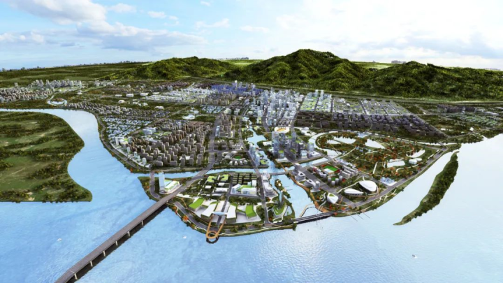 杭州富春湾新城规划图