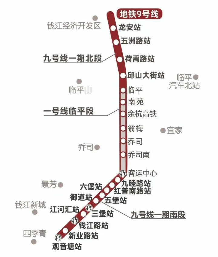 快了!杭州地铁9号线北段上线调试 距离通车又近一步