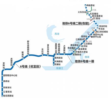 杭州地铁6号线二期工程顺利完成热滑3号线列车进驻车辆段