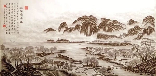 郭航,钢笔画,杭州西湖,西湖,G20