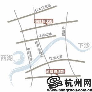 杭州彩虹快速路今天试通车 德胜快速路12月30日全线开通