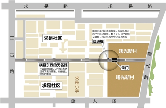 杭州两小区为争车位伤了和气