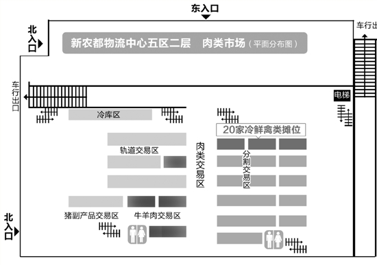 新农都市场20个摊位开卖冷鲜禽肉 一天卖出冷鲜鸡5000只