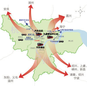 外地车受限，来往杭州就选择城际公共交通吧 