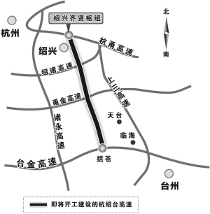 杭绍台高速规划选址获批 即将开建