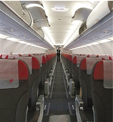 设计贴心的第二架空客320 加盟“浙字号”长龙航空