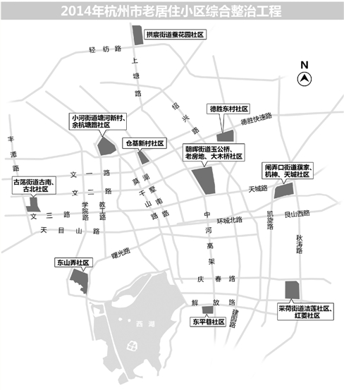 杭州10个老社区年底前计划新增3000余泊位