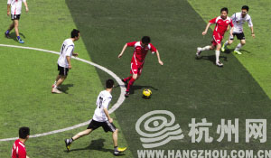 和家园今年办起一个和超联赛10支球队 影响城西业余足球圈