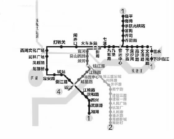 杭州地铁2号线东南段计划今年11月试运营 