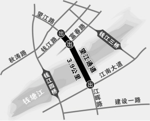 望江路过江隧道有望年底开工将来4分钟可从江南开到江北
