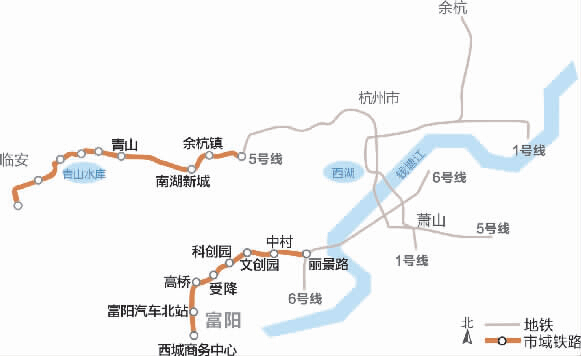 杭州—临安、富阳两条市域铁路计划明年开工 2019年建成运营