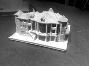 打印的别墅模型