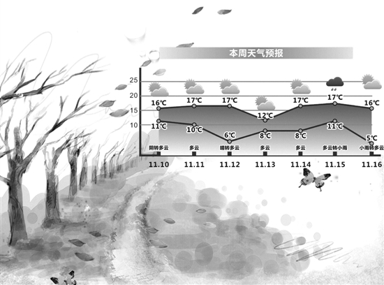 这周的早晨都有点冷 周三又有冷空气来杭州