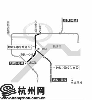 地铁4号线（近江站-彭埠站）“轨通”