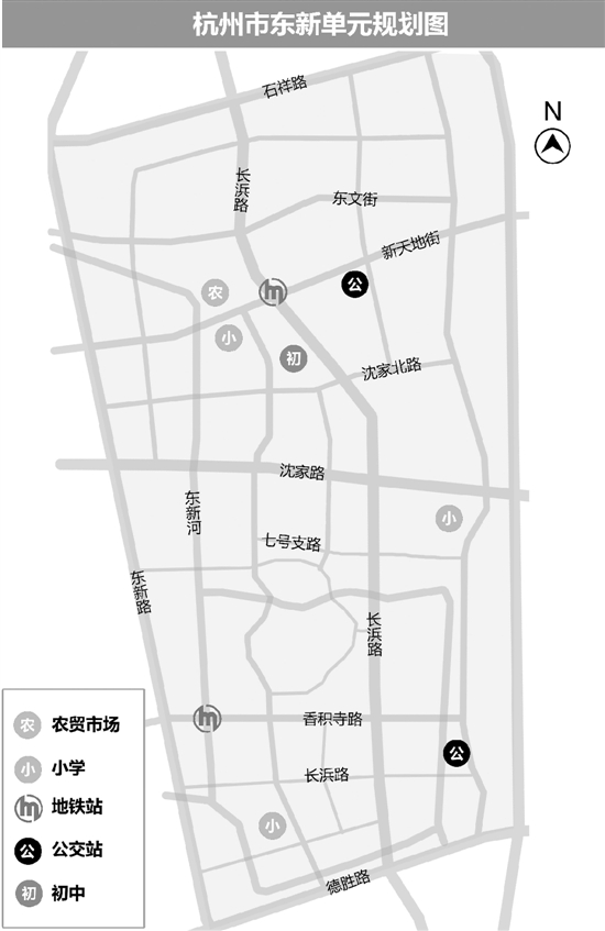 杭州下城区东新单元新增两处地铁站新添车位两千余个