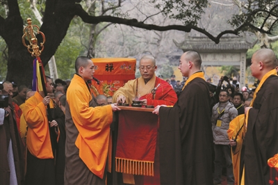 戒清法师荣膺净慈寺方丈-杭州新闻中心-杭州网