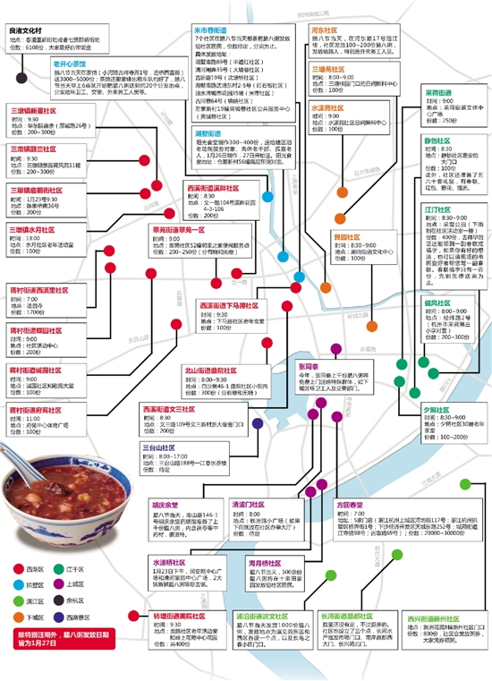 2015杭州腊八粥地图