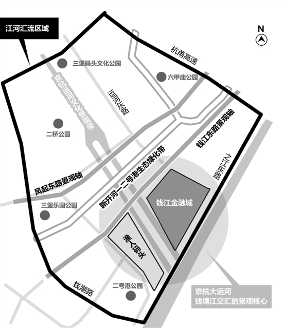 钱江新城东扩大手笔 今年开建6条道路4所学校
