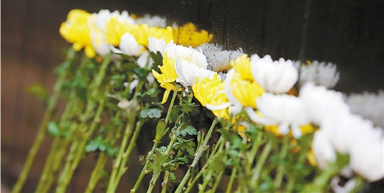 雨中祭英烈