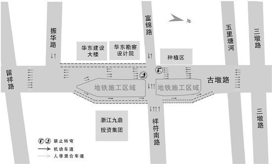 接下来这两年，城西古墩路通行变化有点大