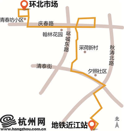 一条在大城东 一条让四季青牵手环北市场