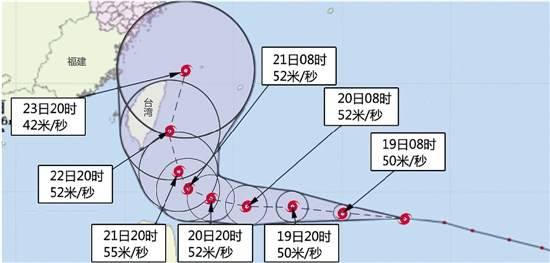 “天鹅”未来路径预测图