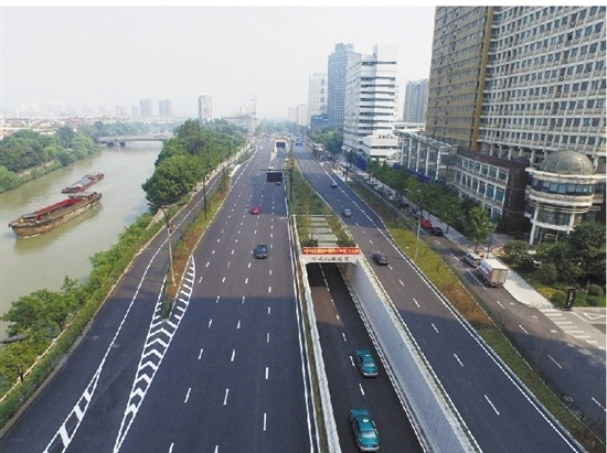 杭州环城北路隧道通车