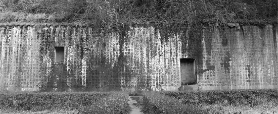 杭州弥陀寺石刻 藏着一排神秘的石屋檐