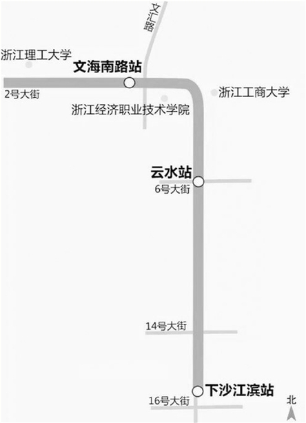 杭州地铁1号线下沙延伸段即将通车 2号线西北段3车站主体完工