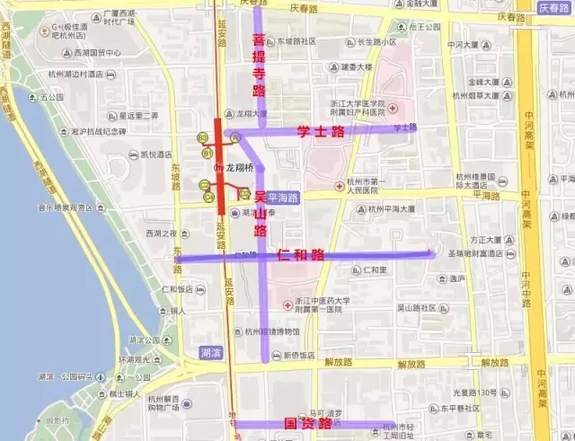 停车不易 杭州这5条路车位最难找 司机一定要看