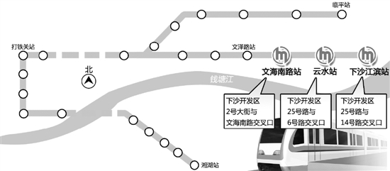 杭州地铁1号线下沙延伸段最快月底就开通了