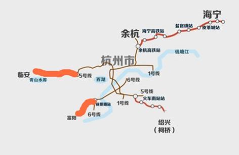 杭州7条城际铁路都将接驳地铁 1小时都市圈离我们已不远