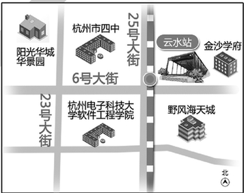 今天10:30杭州地铁1号线下沙延伸段正式开通 