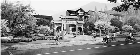 西溪湿地杨家牌楼 