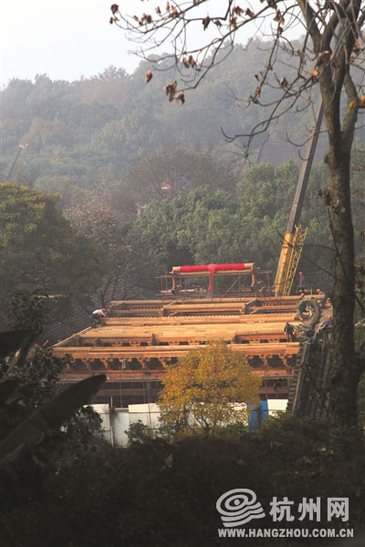 净慈寺复建济公殿,预计本月底开放。 记者 严嘉俊 摄 净慈寺复建济公殿,预计本月底开放。 记者 严嘉俊 摄