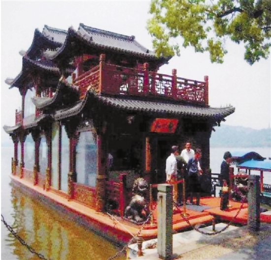 西湖知味观味舫（资料图）