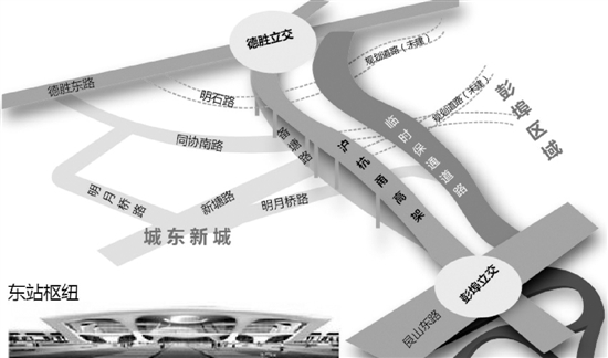 把沪杭甬高速抬起来：备塘路改建月底开工