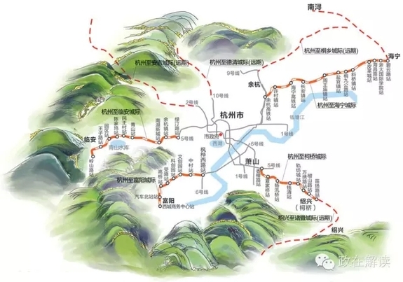 新年杭州放大招了！90个重大项目全城大开工 城际铁路真的来了