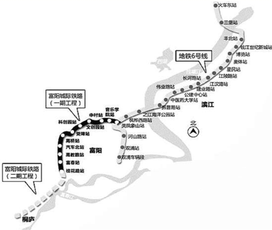 杭富城际铁路已动工 预计2019年建成并试运营