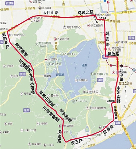 杭州部分道路周末夜间演练