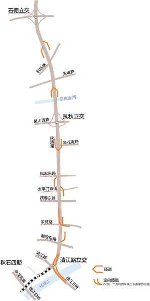 秋石三期要在解放东路口开建上匝道 明年3月能用