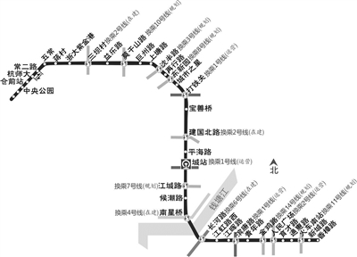 2019年完工 5号线一期（中央公园站-香樟路站）