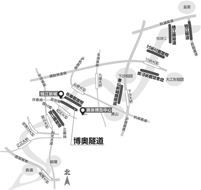 桥梁+隧道+地铁 杭州主城区共规划了26条过江通道