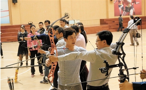 下沙中学射箭队图片