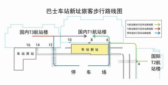 杭州机场7月1日零时启用新巴士车站