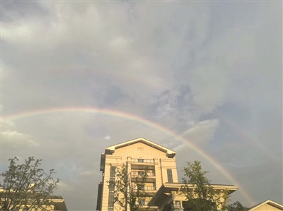 杭州最近天天有阵雨 昨天你看见双彩虹了吗？