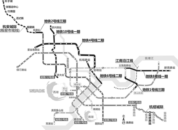 杭州地铁规划