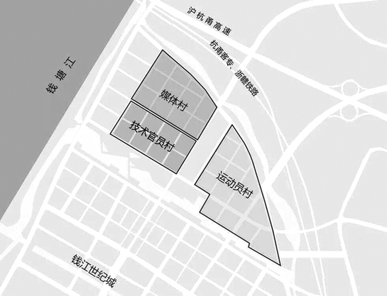 杭州亚运村规划图