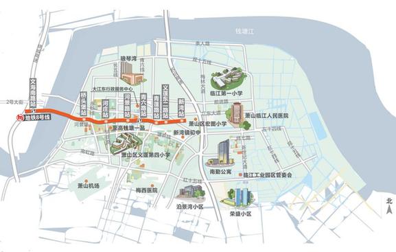 杭州大江东居民期盼的地铁8号线一期 现在建设到什么进度了？